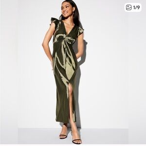 Old Navy Olive Green Occasions Dress - XS - NWT